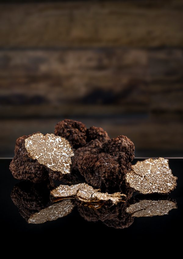 Black autumn truffles